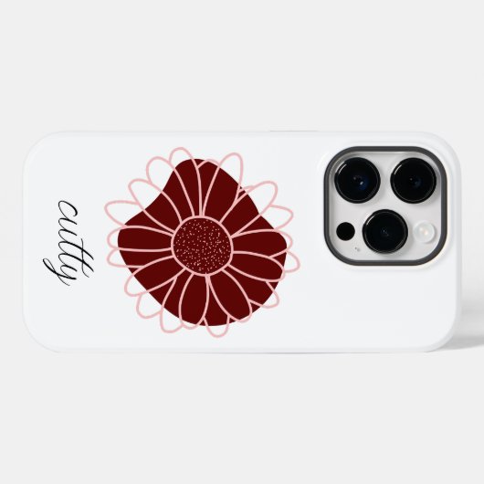 Hedendaagse rustieke zonnebloem Case-Mate iPhone case (Achterkant (horizontaal))