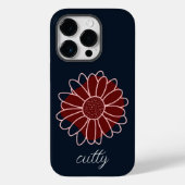Hedendaagse rustieke zonnebloem Case-Mate iPhone case (Achterkant)