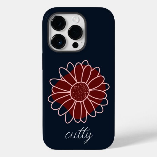 Hedendaagse rustieke zonnebloem Case-Mate iPhone case (Achterkant)
