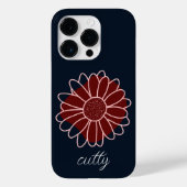 Hedendaagse rustieke zonnebloem Case-Mate iPhone case (Achterkant)
