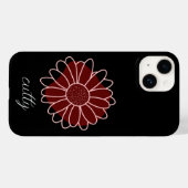 Hedendaagse rustieke zonnebloem Case-Mate iPhone case (Achterkant (horizontaal))
