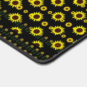 Hedendaagse rustieke zonnebloem patroon bureaumat (Hoek)