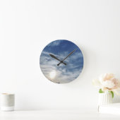 Hedendaagse Rustige Sky Acrylround Wall klok (Huis)