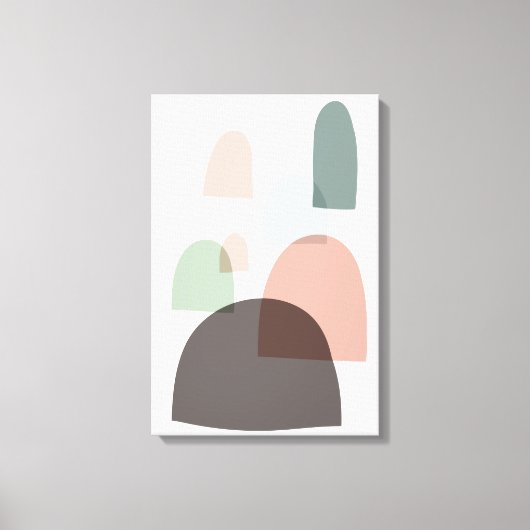Hedendaagse Scandinavische stijl canvas print (Voorkant)