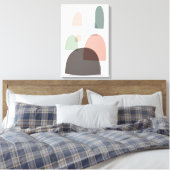Hedendaagse Scandinavische stijl canvas print (Insitu (Slaapkamer))