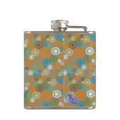 hedendaagse schedels heupfles (Achterkant)