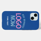 HEDENDAAGSE SCHONE KOBALT BLAUW MODIEUZE KLANT Case-Mate iPhone CASE (Achterkant (horizontaal))