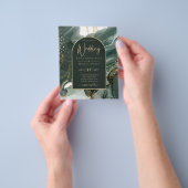 Hedendaagse Smaragdgroene Gouden Agaat Marmeren Br Flyer (Hand)