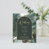 Hedendaagse Smaragdgroene Gouden Agaatmarmeren Bru (Staand voorkant)