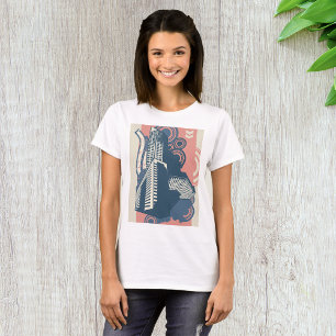 Hedendaagse Stedelijke Silhouet Pop Art T-shirt