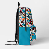 Hedendaagse stedelijke stijl graffiti print rugzak (Links)