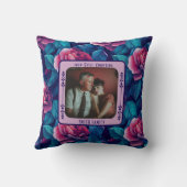 Hedendaagse stijlvolle foto Sierkussen voor paar (Achterkant)