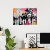 Hedendaagse Straatkunst Poster (Thuiskantoor)