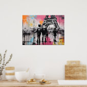 Hedendaagse Straatkunst Poster (Keuken)