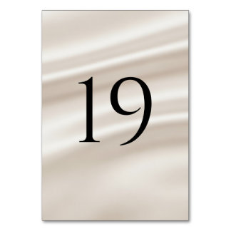 Hedendaagse Tafelnummers voor Bruiloften (1–20)