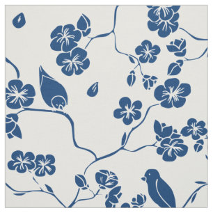 Hedendaagse Toile Vogels & Bloemen Stof