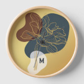 Hedendaagse trendy gouden grillige bloem (Voorkant)