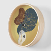 Hedendaagse trendy gouden grillige bloem (Hoek)