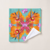 hedendaagse tropische hedendaagse hawaïaanse quilt bad handdoek (Wasdoekje)