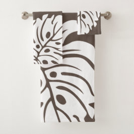 hedendaagse tropische hedendaagse hawaïaanse quilt bad handdoek