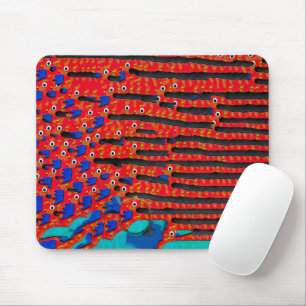 Hedendaagse Vis Eye Abstract Muismat