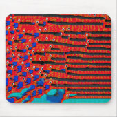 Hedendaagse Vis Eye Abstract Muismat (Voorkant)