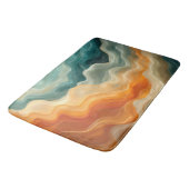 Hedendaagse vloeistofgolf Abstract Badmat (Gekanteld)