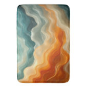 Hedendaagse vloeistofgolf Abstract Badmat (Voorkant Verticaal)