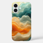Hedendaagse vloeistofgolf Abstract Case-Mate iPhone Case (Achterkant)