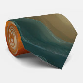 Hedendaagse vloeistofgolf Abstract Stropdas (Opgerold)