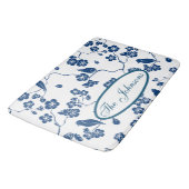 hedendaagse vogels en planten badmat (Gekanteld)