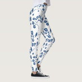 hedendaagse vogels en planten leggings (Rechts)