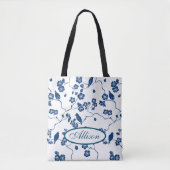 hedendaagse vogels en planten tote bag (Voorkant)