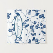 hedendaagse vogels en planten wandkleed (Voorkant (horizontaal))