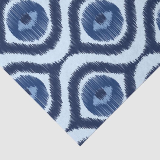 Hedendaagse vormen Blauwe tinten Decoupage Tissuepapier (Detail)