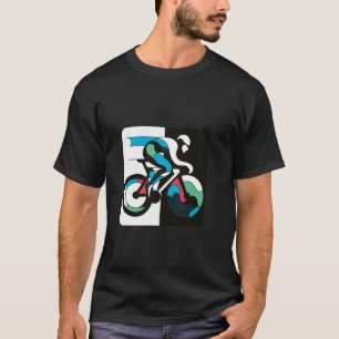 Hedendaagse Wegrace Sport Wielrennen T-shirt