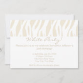 Hedendaagse White Party uitnodigingen (Voorkant)