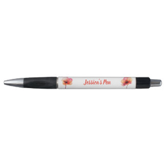 Hedendaagse zachte koraal bloemnaam pen