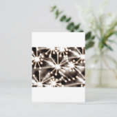 Hedendaagse Zwart & Wit Kunst Briefkaart (Staand voorkant)