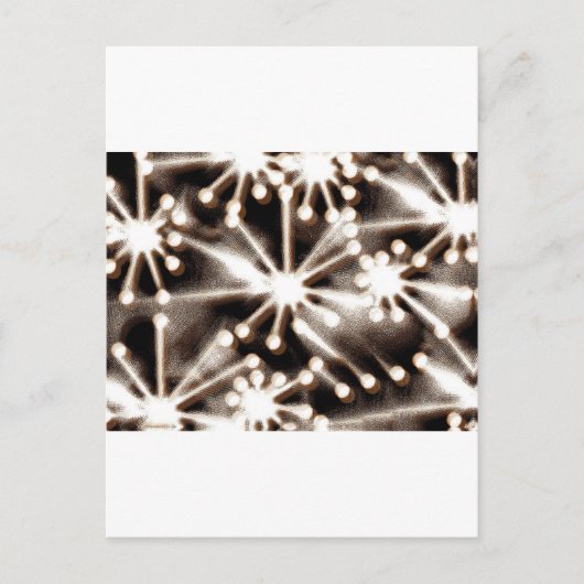 Hedendaagse Zwart & Wit Kunst Briefkaart (Voorkant)