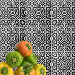 hedendaagse zwarte en witte geometrische kunst tegeltje<br><div class="desc">Dit decoratieve ontwerp van keramische tegel laat een naadloos kunstpatroon zien dat bestaat uit geometrische vormen in zwart-wit,  waardoor een visueel verbluffend decoratief effect ontstaat.</div>