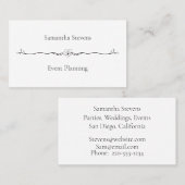 hedendaagse zwarte en witte Professional Visitekaartje (Voorkant / Achterkant)