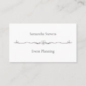 hedendaagse zwarte en witte Professional Visitekaartje (Voorkant)