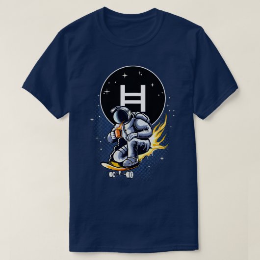 Hedera Hashchart Crypto Coin HBAR T-shirt (Design voorkant)