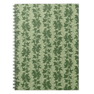 Hedera Ivy Vines - botanisch groen D_L patroon. Notitieboek