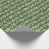 Hedera Ivy Vines - botanisch groen L_D patroon. Cadeaupapier (Hoek)