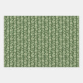 Hedera Ivy Vines - botanisch groen L_D patroon. Inpakpapier Vel (Voorkant 3)