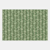 Hedera Ivy Vines - botanisch groen L_D patroon. Inpakpapier Vel (Voorkant)