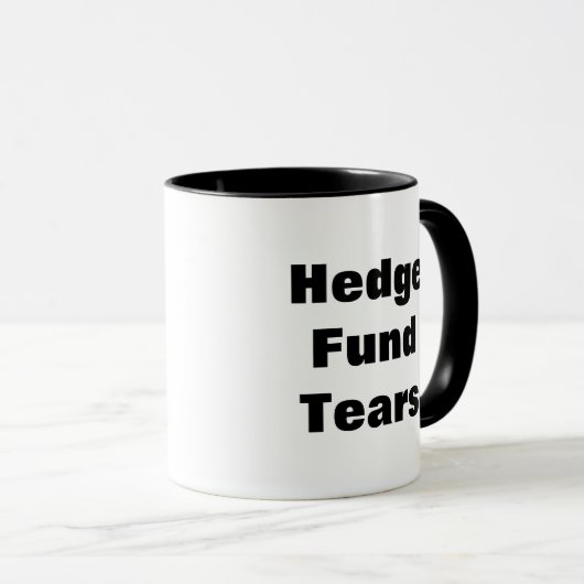 Hedge Fund Tears Coffee Mok (Voorkant rechts)