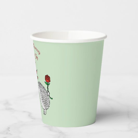 Hedge-hog-Jubileum papieren bekertjes Papieren Bekers (Links)